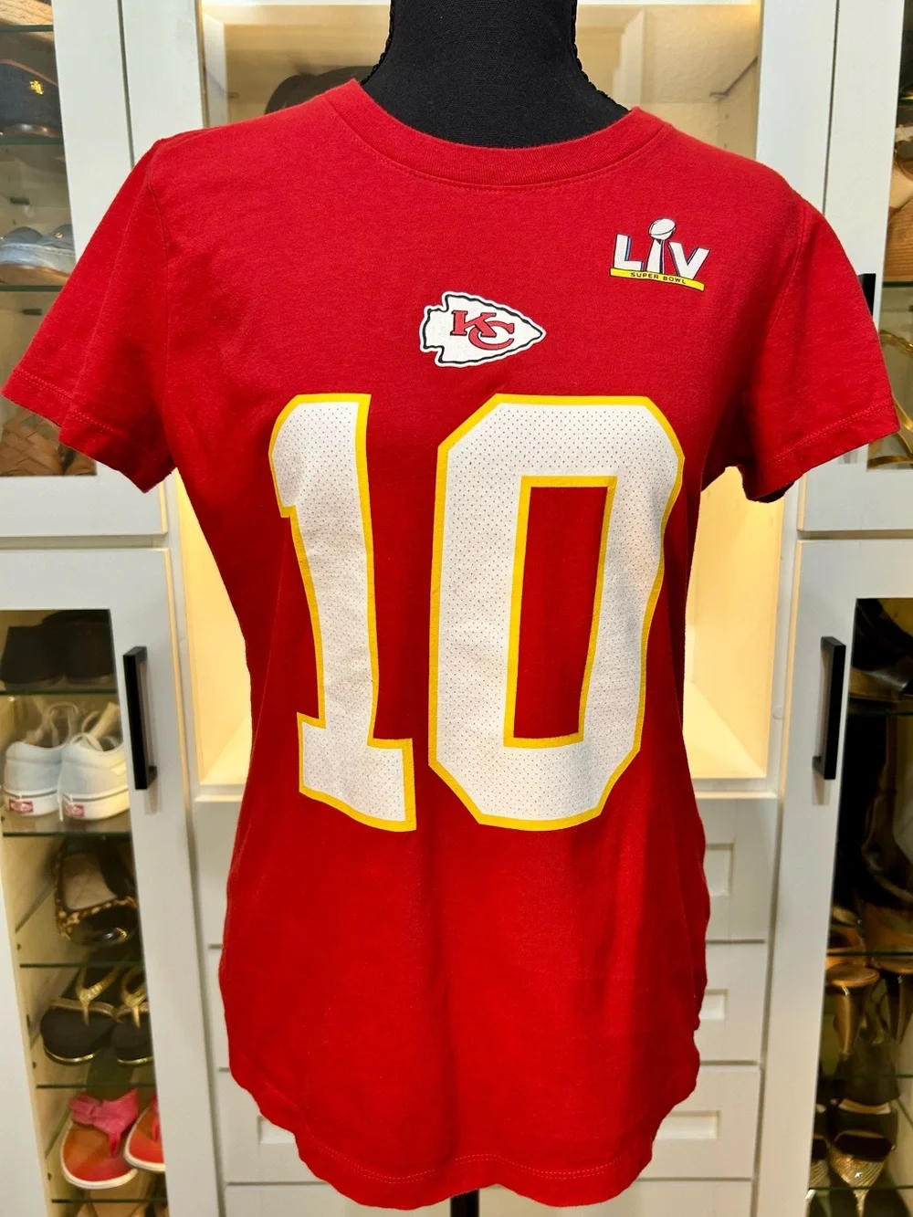 Tyreek Hill Kansas City Chiefs Nike Shirt Jersey Super Bowl LIV Red, Size Small